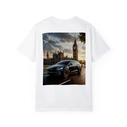 Tesla Model X Black London Big Ben