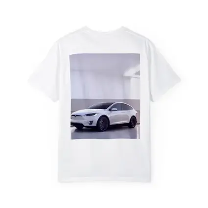 Tesla Model X White Marble Showroom