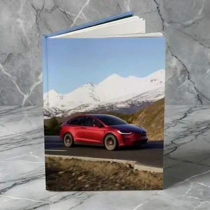 Tesla Model X Red Mountain Road Drive