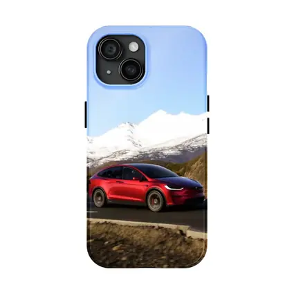 Tesla Model X Red Mountain Road Drive