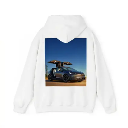 Tesla Model X Falcon Wings Night Sky