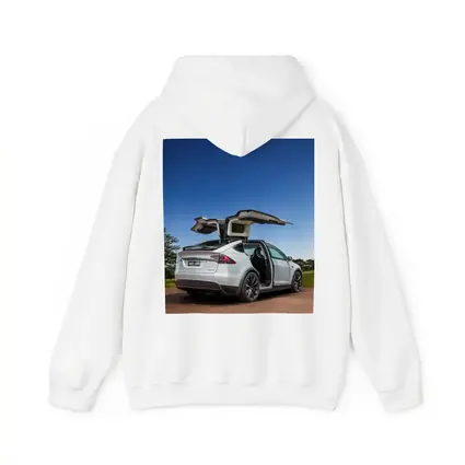 Tesla Model X Falcon Wings Night Sky