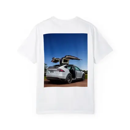 Tesla Model X Falcon Wings Night Sky