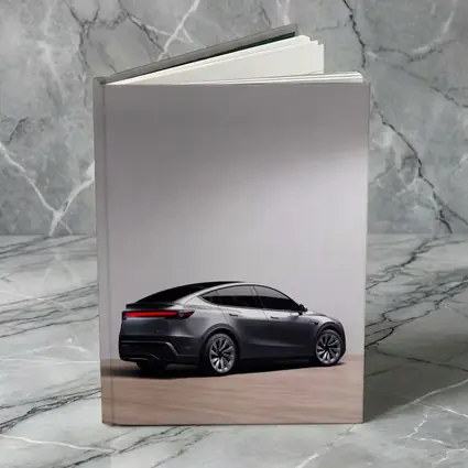 Tesla Model Y Gray Studio Background