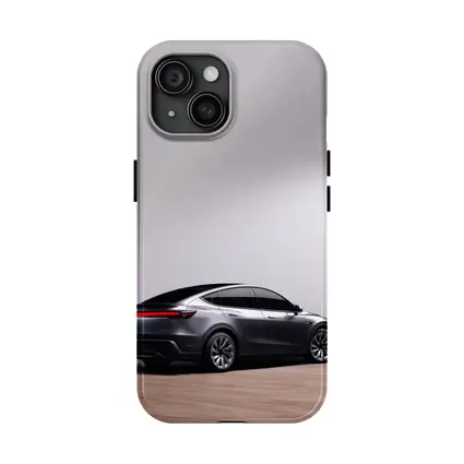 Tesla Model Y Gray Studio Background