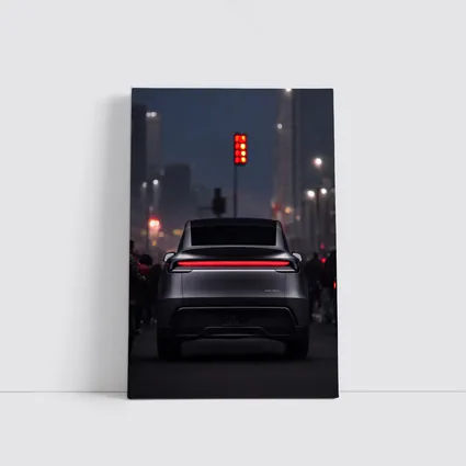 Audi Q8 E-Tron City Street Night
