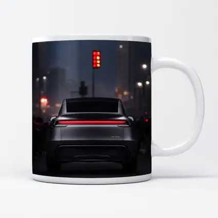 Audi Q8 E-Tron City Street Night