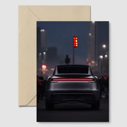 Audi Q8 E-Tron City Street Night