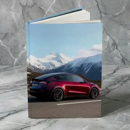 Tesla Model Y Red Mountain Road Drive
