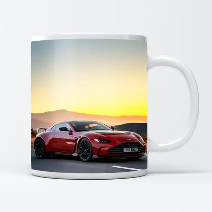 Aston Martin Vantage V12 Sunset Mountain Road