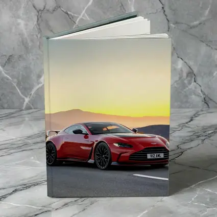 Aston Martin Vantage V12 Sunset Mountain Road