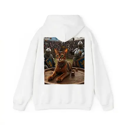 Abyssinian Cat Medieval Knight Tournament Scene