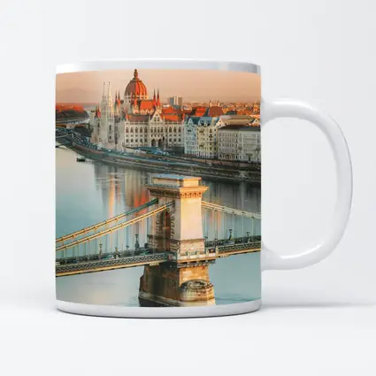 Budapest Chain Bridge Parliament Golden Sunset