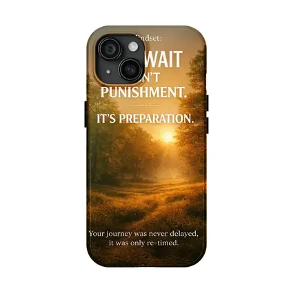 Mindset Wait Preparation Sunrise Forest Path