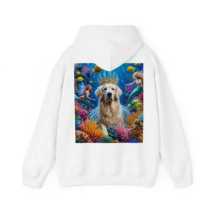 Golden Retriever King Underwater Mermaid Fantasy
