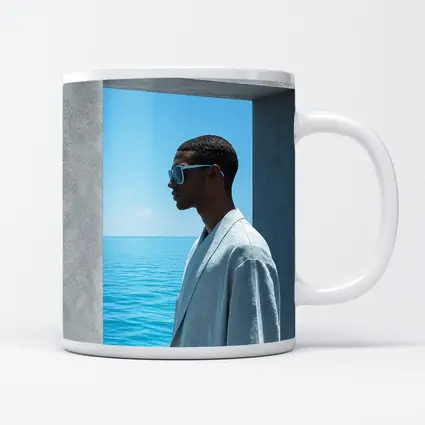 Man in Sunglasses by Ocean Doorway