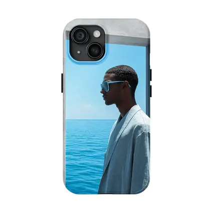 Man in Sunglasses by Ocean Doorway