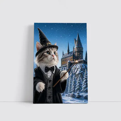 Wizard Cat Harry Potter Style Magic Castle