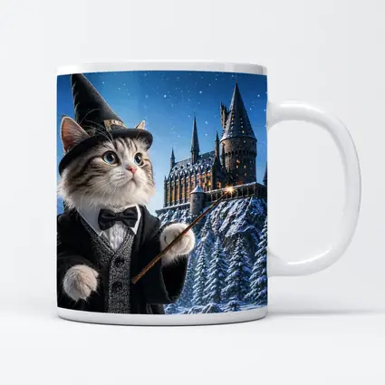Wizard Cat Harry Potter Style Magic Castle