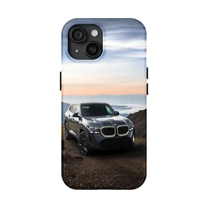 BMW XM SUV Mountain Road Dramatic Sky