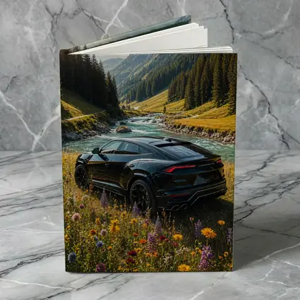 Lamborghini Urus Black SUV Mountain Valley