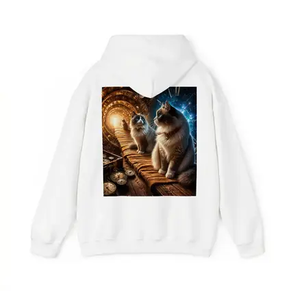 Ragdoll Cats Steampunk Space Time Portal