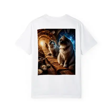 Ragdoll Cats Steampunk Space Time Portal