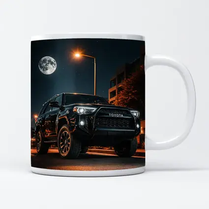 Toyota 4Runner Black SUV Night Moon