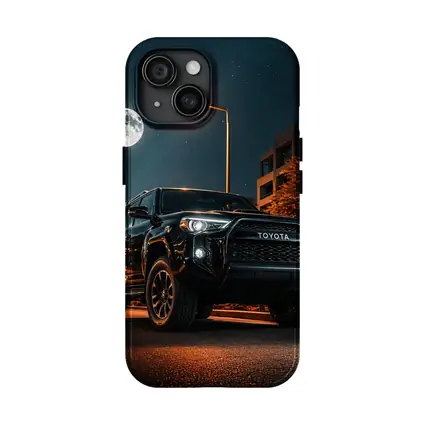 Toyota 4Runner Black SUV Night Moon