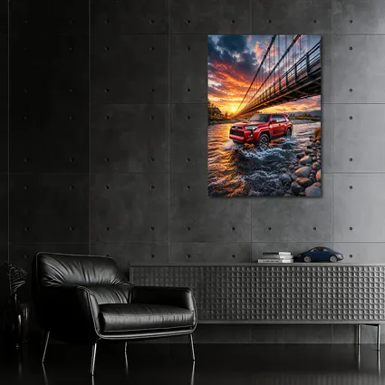 Toyota 4Runner Red River Crossing Sunset
