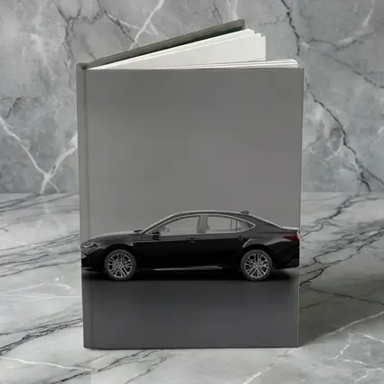 Toyota Camry Black Sedan Gray Studio Background
