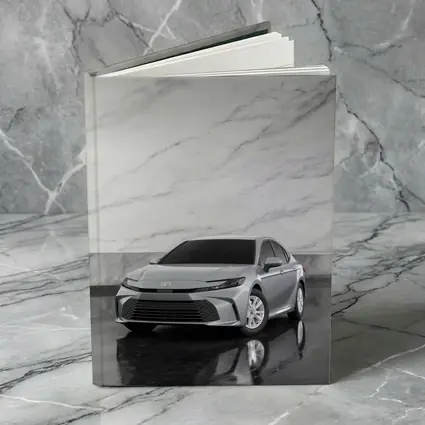 Toyota Camry Silver Sedan Marble Wall