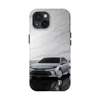 Toyota Camry Silver Sedan Marble Wall