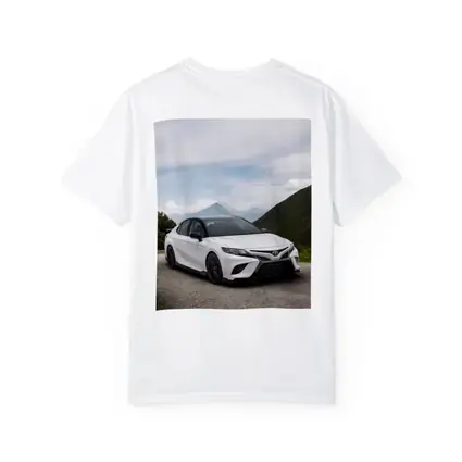 Toyota Camry White Mountain Road Scene