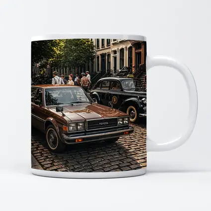 Toyota Cressida Classic Car Cobblestone Street
