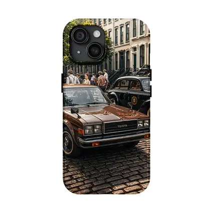 Toyota Cressida Classic Car Cobblestone Street