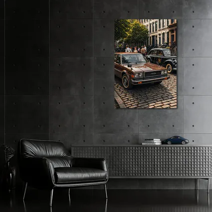 Toyota Cressida Classic Car Cobblestone Street