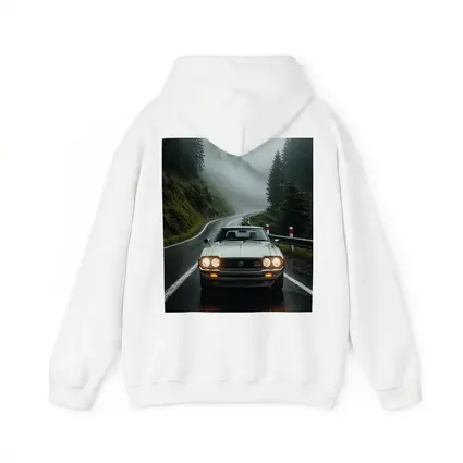 Toyota Celica Classic Car Foggy Mountain Road