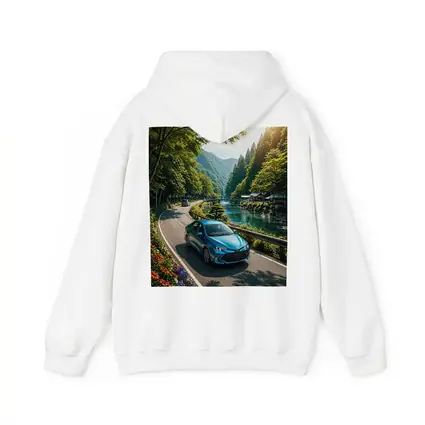 Toyota Corolla Blue Car Mountain River Road