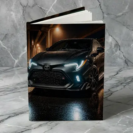 Toyota GR Corolla Rainy Night Street