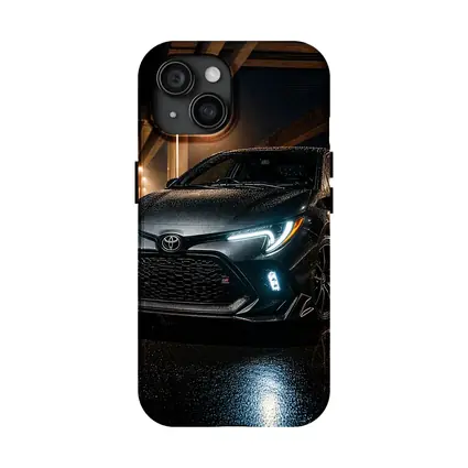 Toyota GR Corolla Rainy Night Street