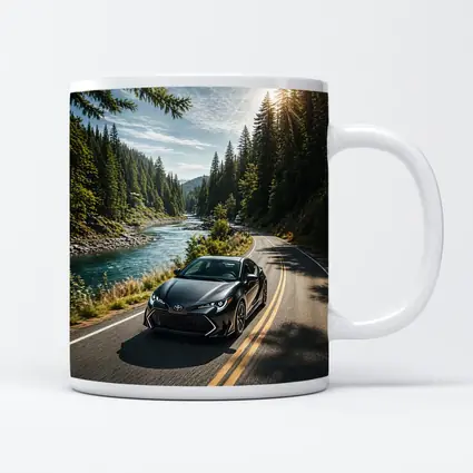Toyota Corolla Black Forest River Road Drive