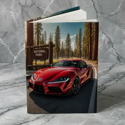 Toyota GR Supra Red at National Park