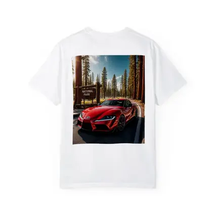 Toyota GR Supra Red at National Park