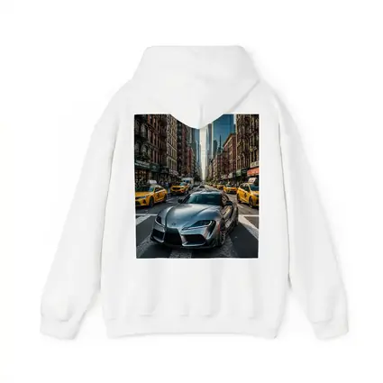 Toyota GR Supra Silver New York Street