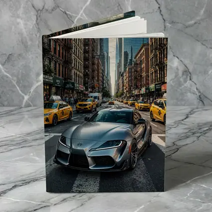 Toyota GR Supra Silver New York Street