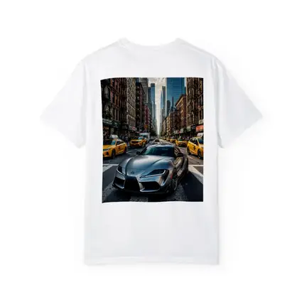 Toyota GR Supra Silver New York Street