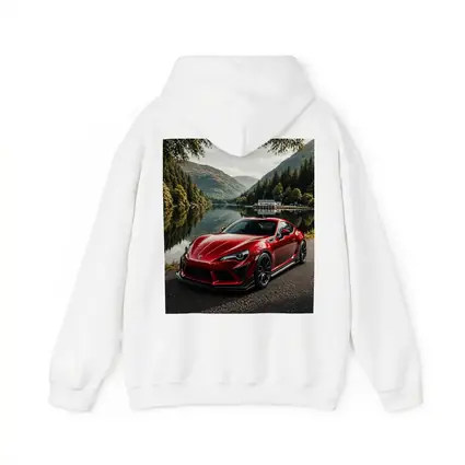 Toyota GT86 Red Coupe By Mountain Lake