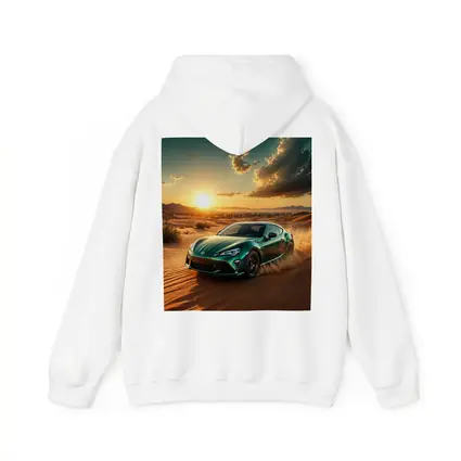 Toyota GT86 Tearing Through Desert Dunes Sunset