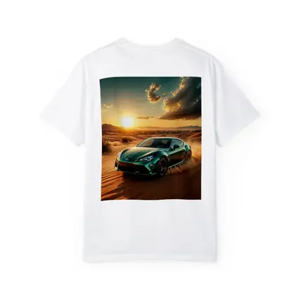 Toyota GT86 Tearing Through Desert Dunes Sunset